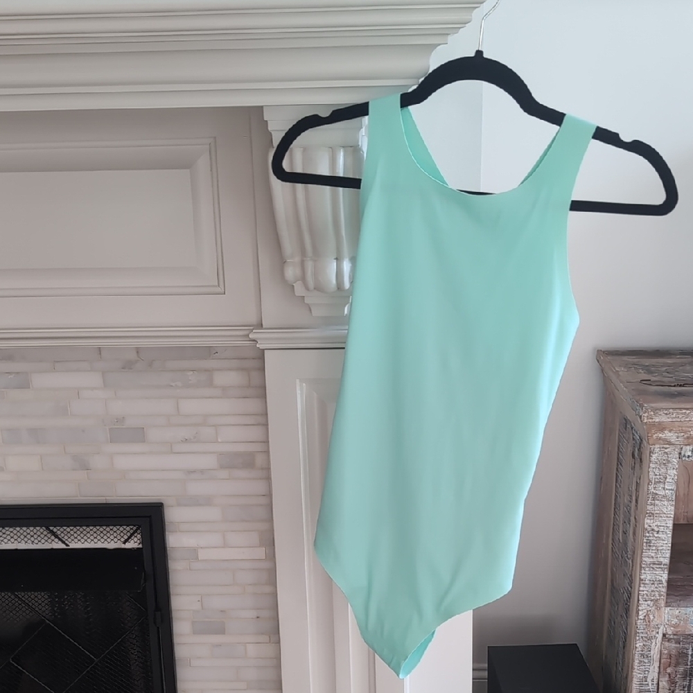 Aerie Mint Green Sleeveless Bodysuit